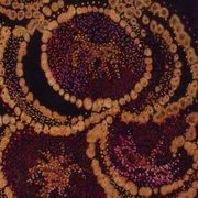 Summer Lilies II, textile-discharge dyeing Summer Lilies II, textile-discharge dyeing