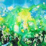 Untitled in Blue and Green Untitled in Blue and Green