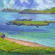 Beginish Island and Mainland, from Great Blasket Island Beginish Island and Mainland, from Great Blasket Island