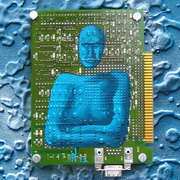 Tex, Acrylic on PCB Tex, Acrylic on PCB