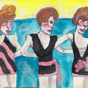 Three Bathers Three Bathers