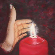 One Positive Action #2, Soft Pastels on pastelmat, 11.5 x 9.5 ins by Gerri McCaffery