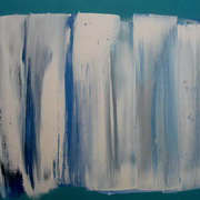 Waterfall or The Illusion Of Time, Acrylic on canvas, 50x70cms by Leo de Freyne